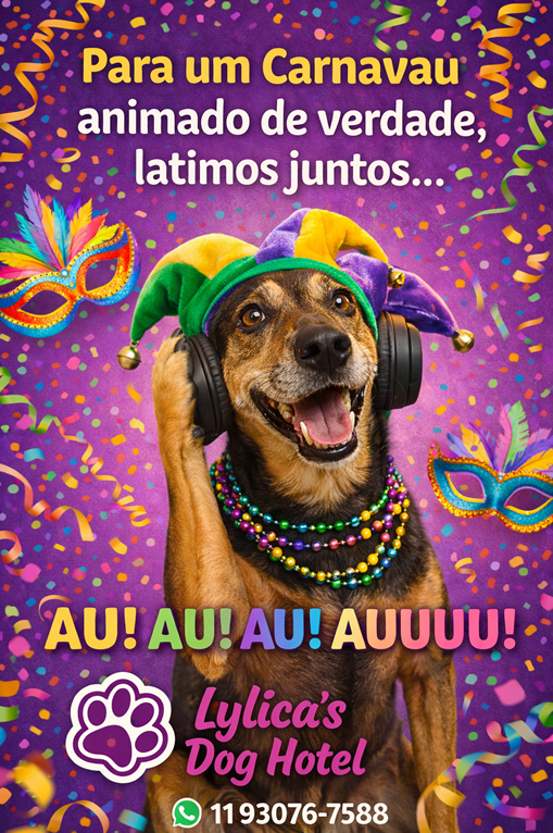 Hotelzinho Pet no Carnaval: onde deixar seu cachorro com segurança na Mooca 1 hospedagem e hotelzinho creche para PET Lylicas Dog Hotel carnaval hotelpet 2026 01 11