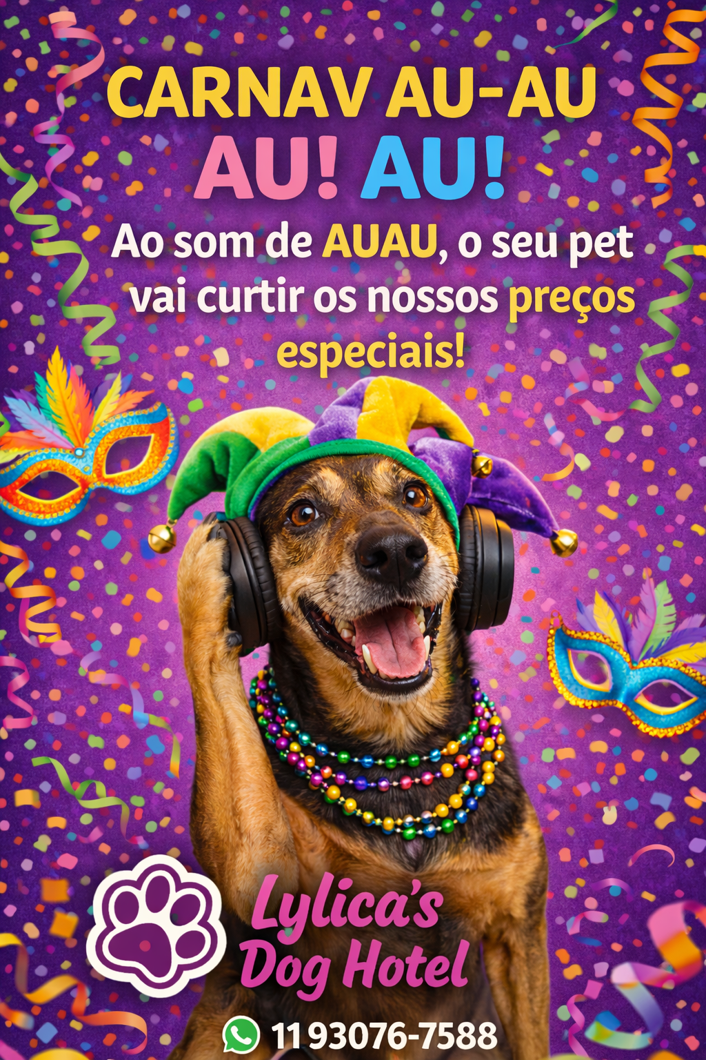 Vai viajar no Carnaval? Conheça o melhor hotel pet da Mooca para seu cão 3 hospedagem e hotelzinho creche para PET Lylicas Dog Hotel carnaval hotelpet 2026 02 2