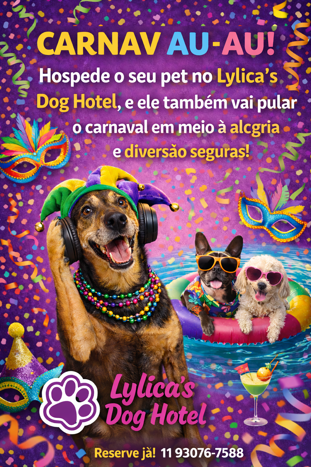 Hotel para cães no Carnaval: por que o Lylicas Dog Hotel é a melhor escolha 4 hospedagem e hotelzinho creche para PET Lylicas Dog Hotel carnaval hotelpet 2026 04 1